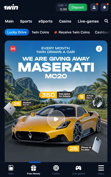 Free Money 1Win Mobile Free Money 1Win Mobile