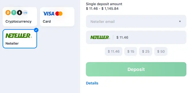 Neteller Payment