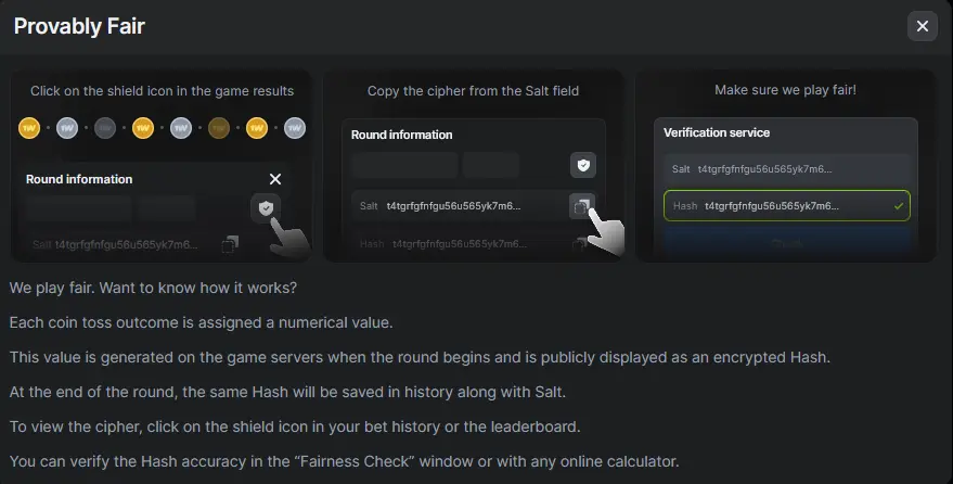 Fair Play at CoinFlip