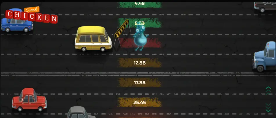 Game Over in Chicken Crash