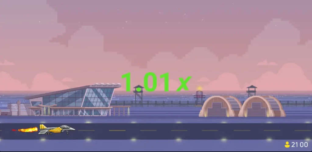 JetX aircraft takeoff begins