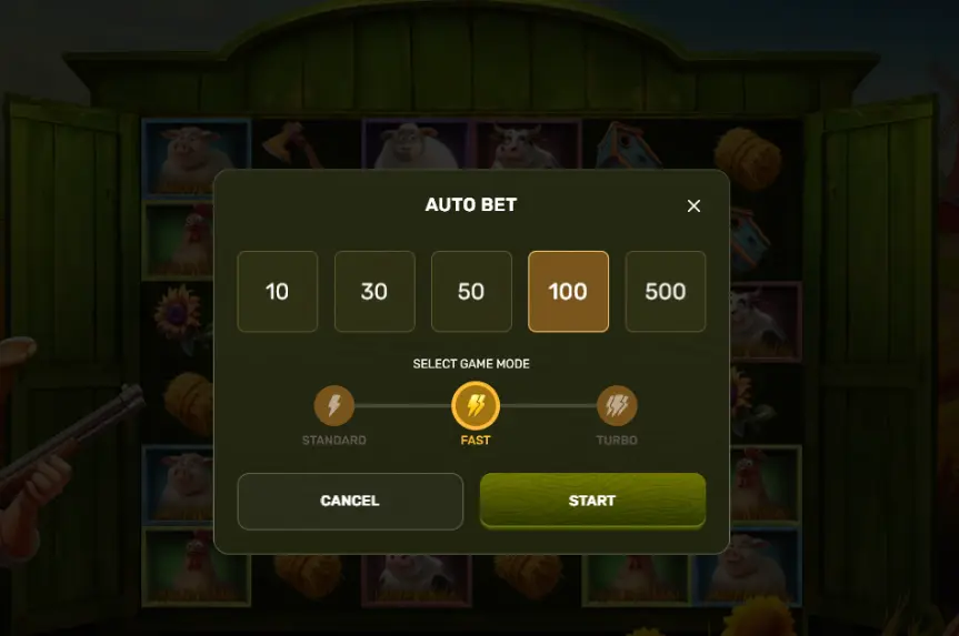 Auto Bet in Hungry Wolf