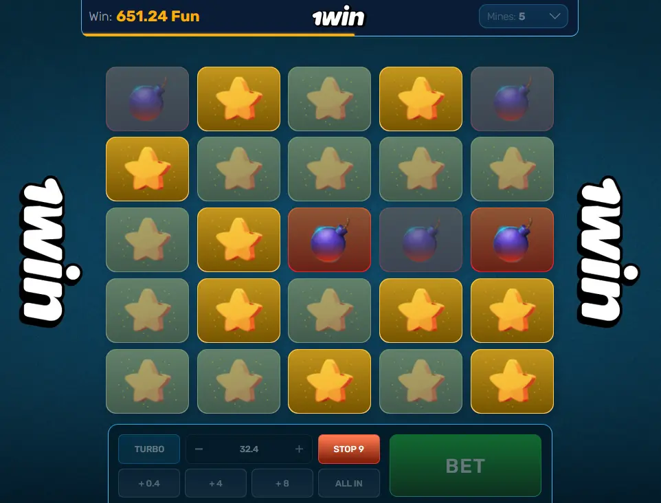 Defeat in Turbo Mines