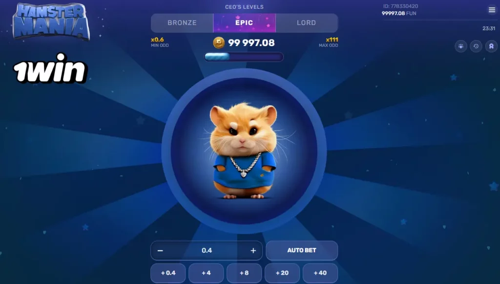 Epic Mode in Hamster Mania