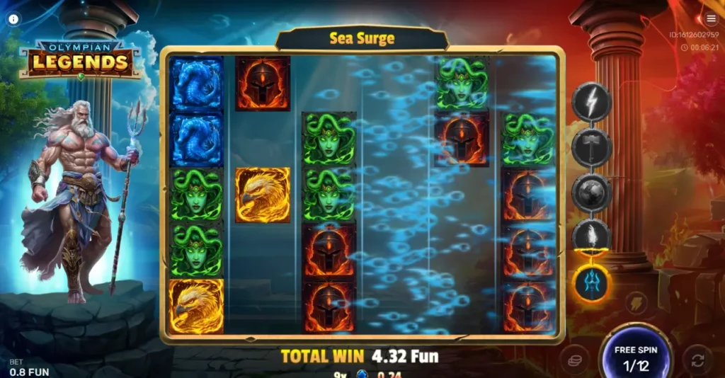 Game Process in Olympian Legends