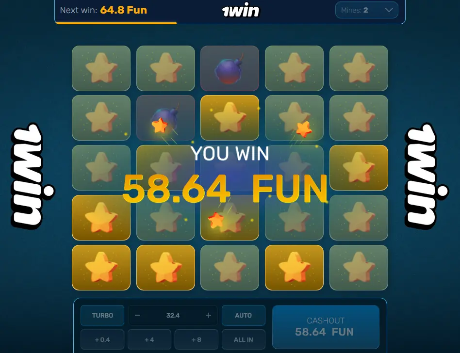 Winning at Turbo Mines